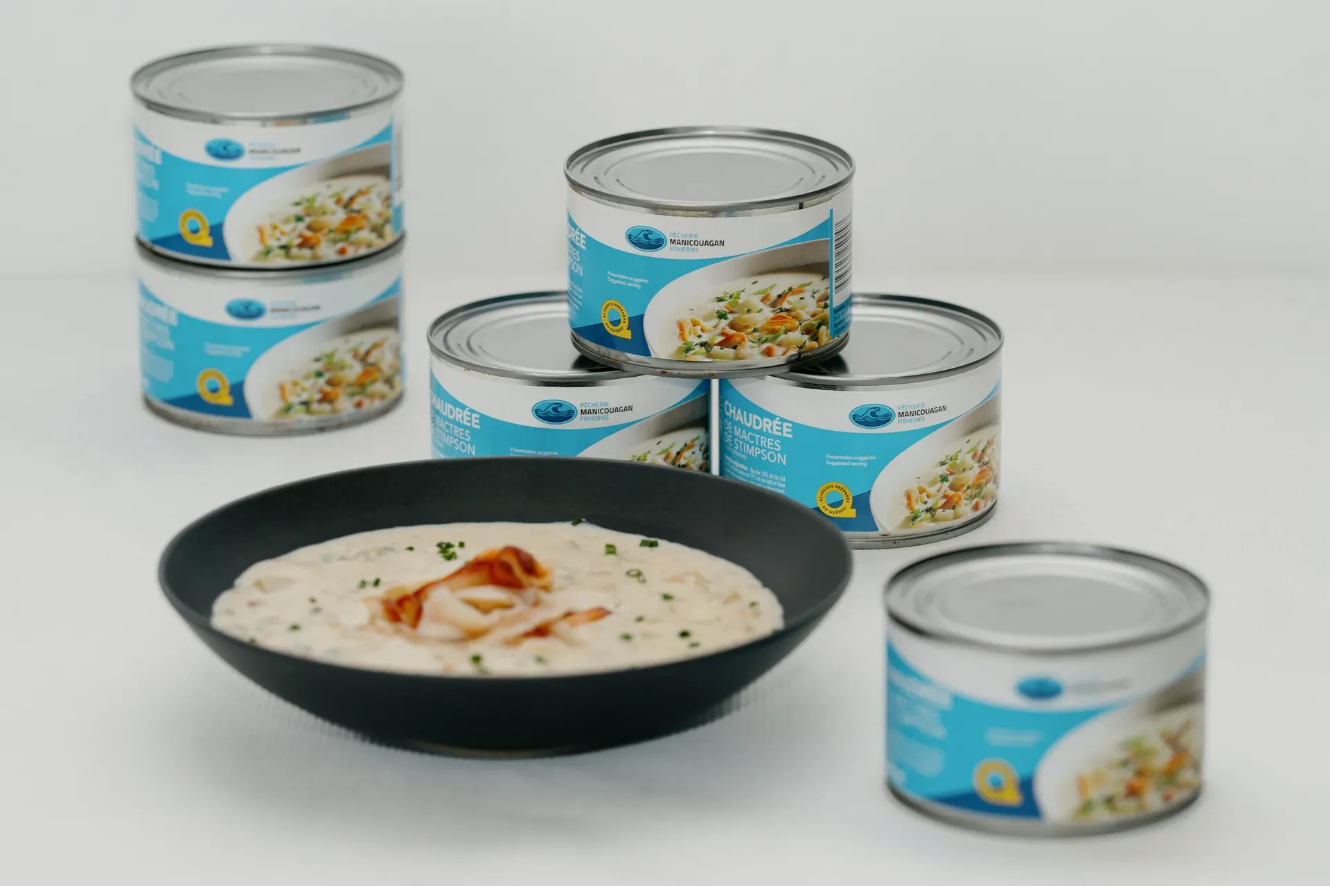 Recette Chaudrée de mactres de Stimpson, Poissonnerie Les Escoumins
